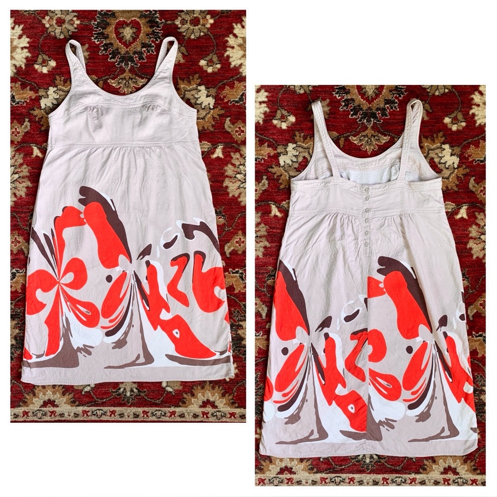 Mossimo linen blend sleeveless abstract print sundress - Picture 6 of 16